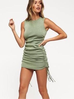 knee length dresses for ladies Jolene Mini Dress ~ Limoncello Embroidery – Show Me Your Mumu main image 1